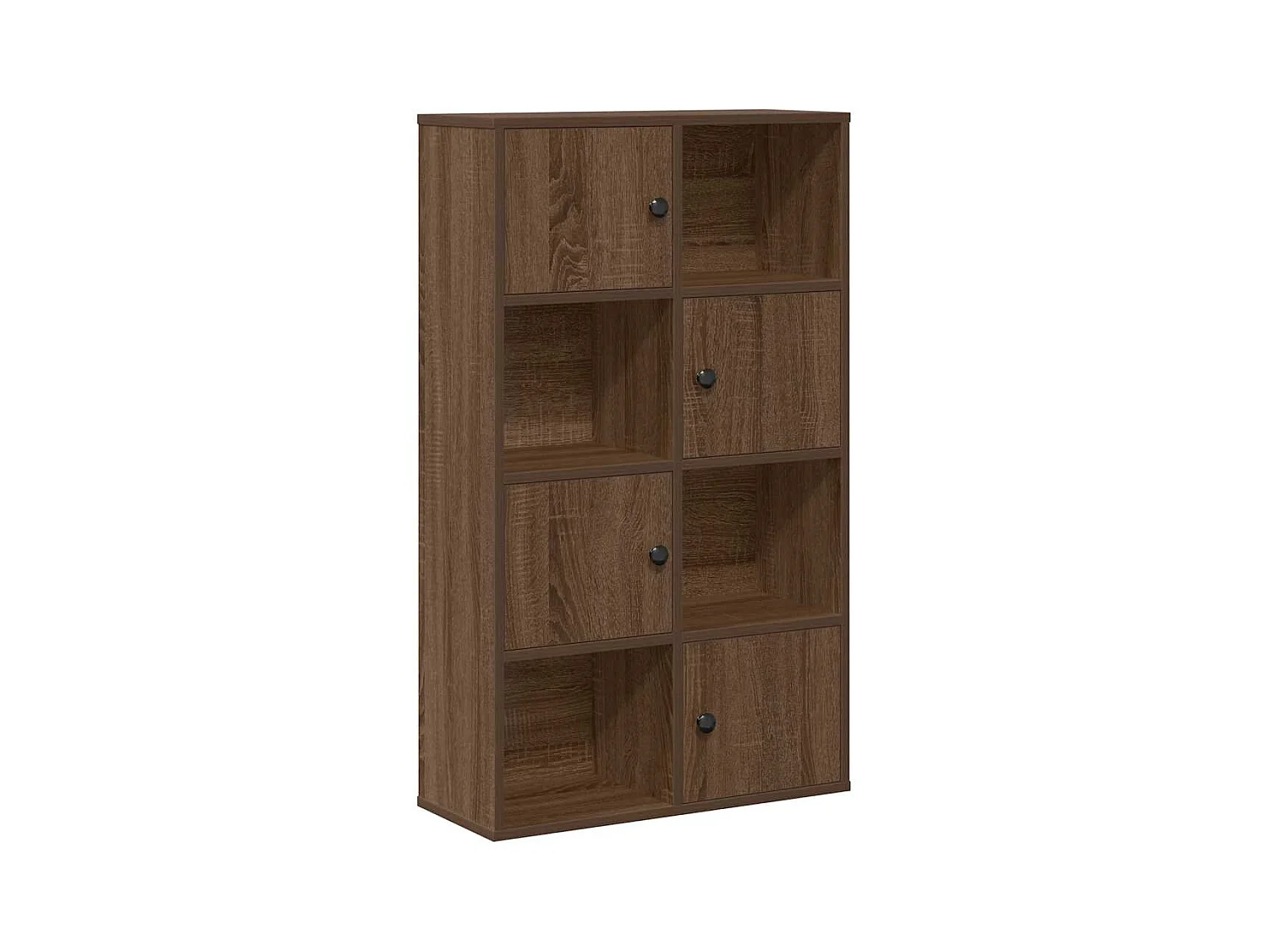 Bibliothèque | Etagère de rangement | Meuble de rangement chêne marron 60x24x101,5 cm bois d'ingénierie