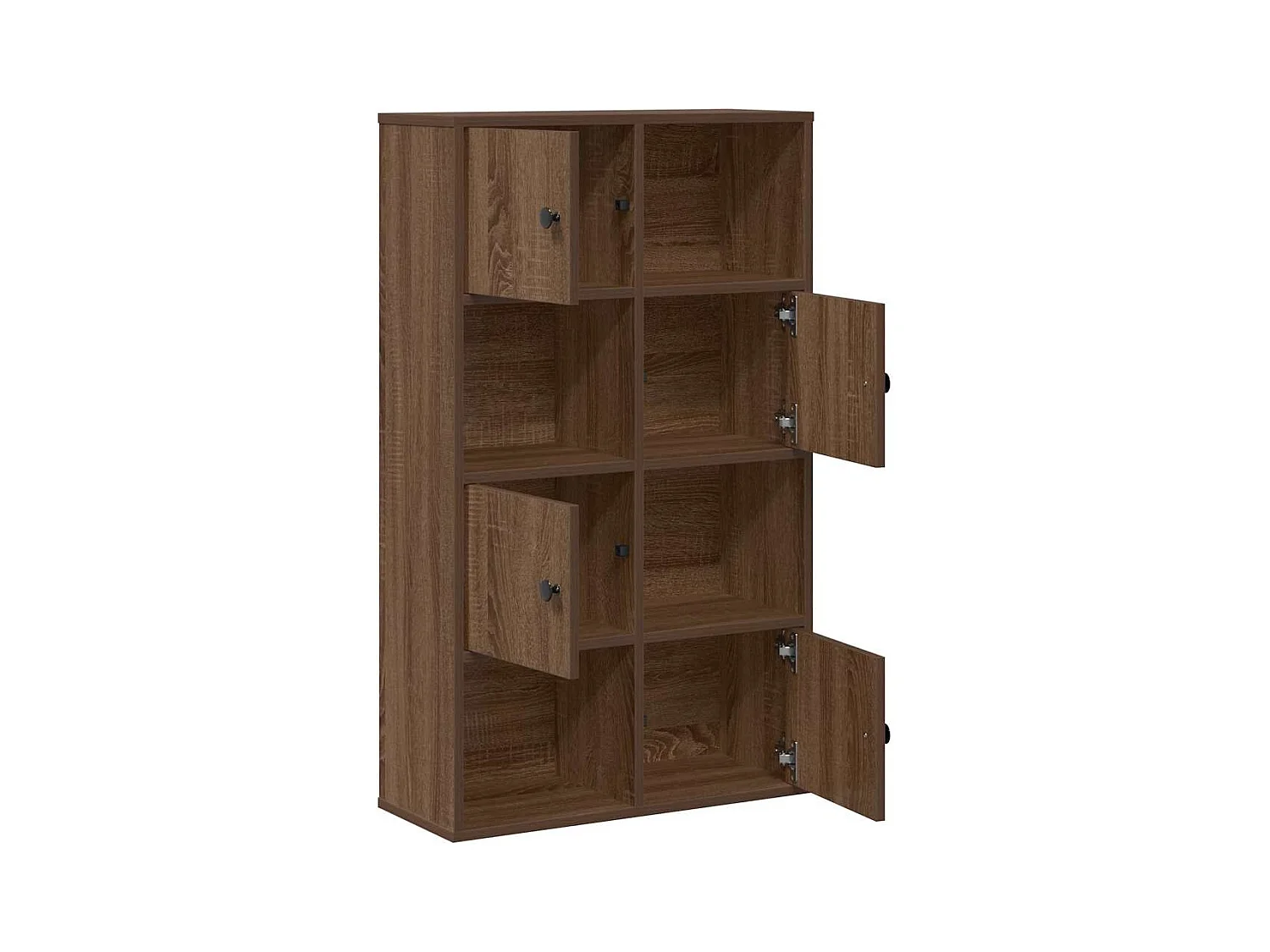 Bibliothèque | Etagère de rangement | Meuble de rangement chêne marron 60x24x101,5 cm bois d'ingénierie