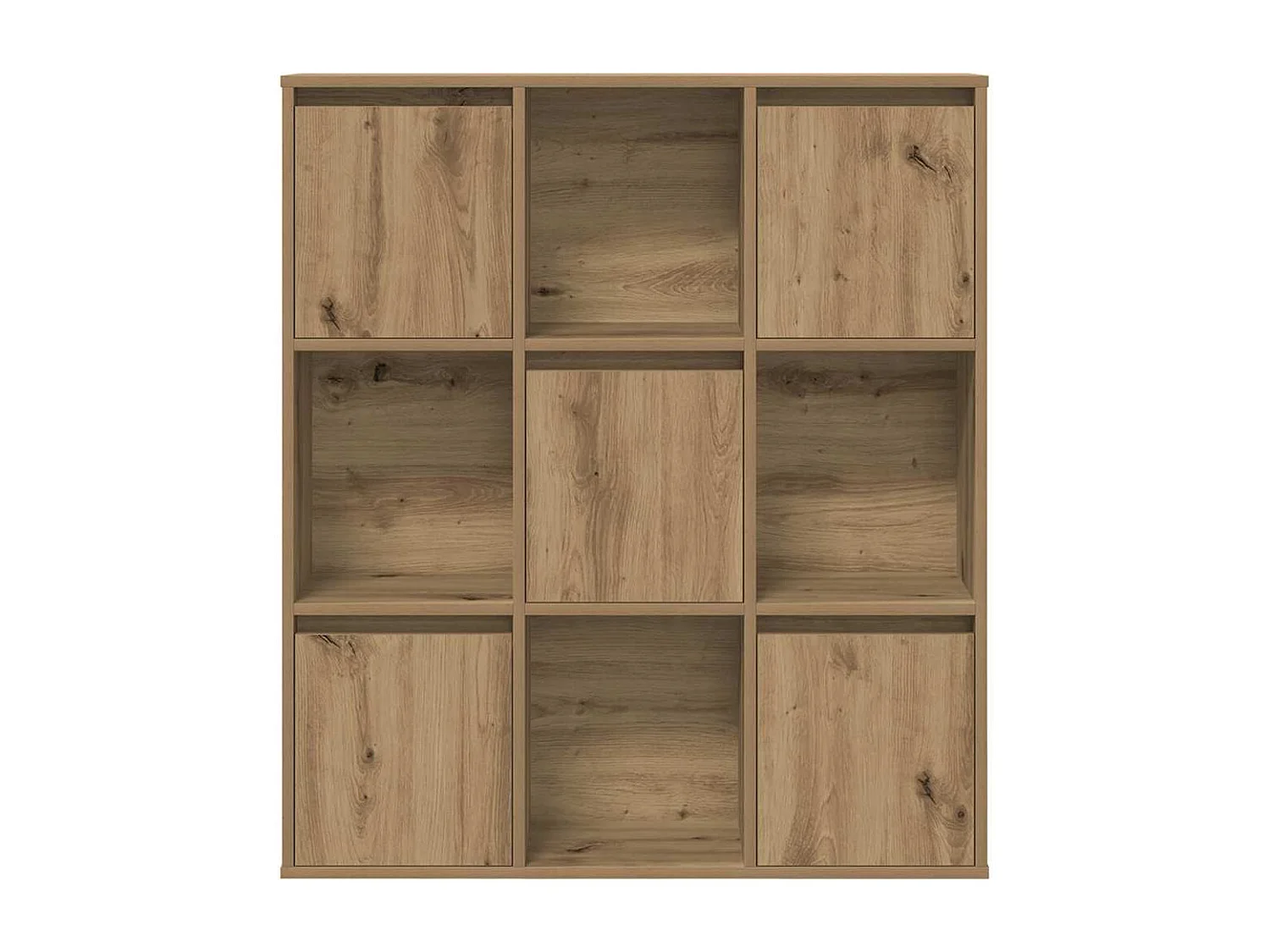 Libreria | Scaffale | Mobile di stoccaggio Rovere Artigianale 89x24x101,5 cm in Legno Multistrato