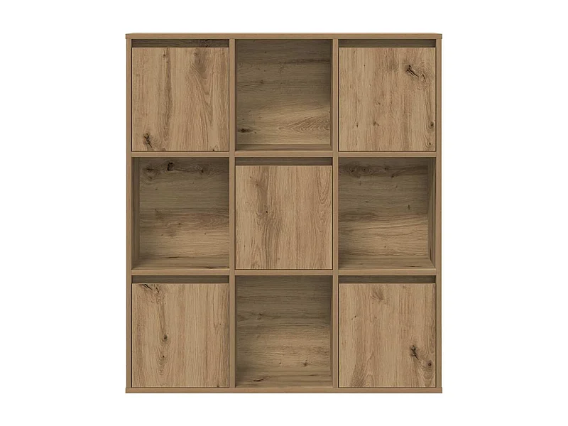 Libreria | Scaffale | Mobile di stoccaggio Rovere Artigianale 89x24x101,5 cm in Legno Multistrato