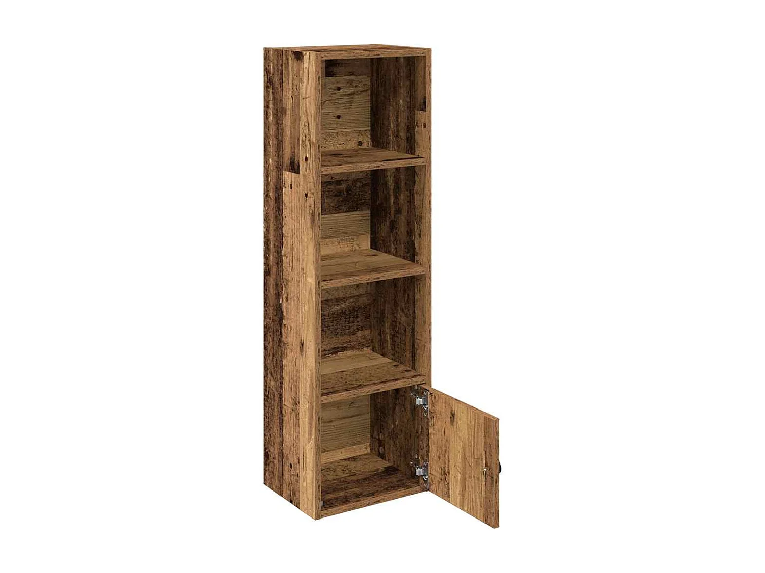 Libreria | Scaffale | Mobile di stoccaggio Legno Vecchio 31x24x102 cm in Legno Multistrato