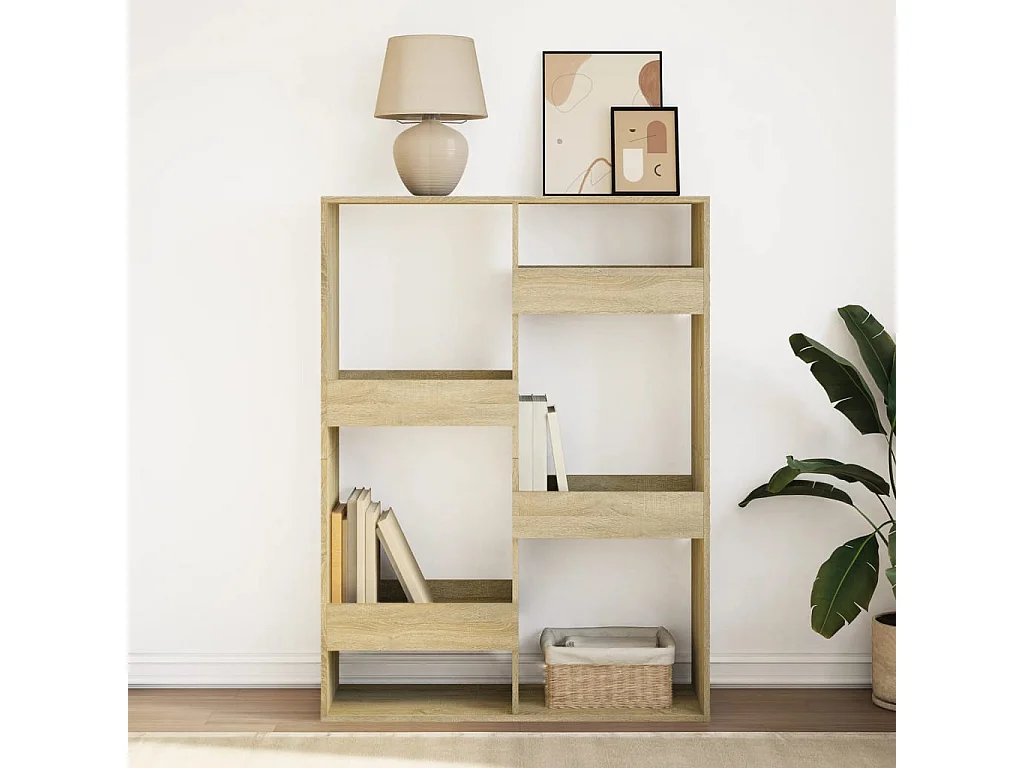 Libreria | Scaffale | Mobile di stoccaggio Rovere Sonoma 100x33x135 cm in Legno Multistrato