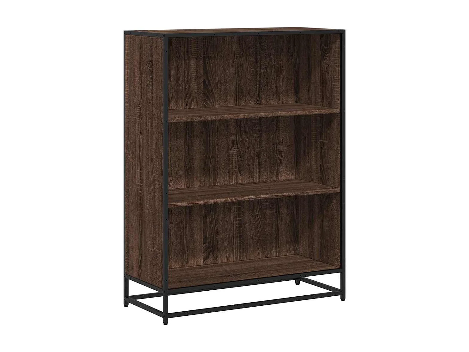 Bibliothèque | Etagère de rangement | Meuble de rangement chêne marron 80,5x35x107,5 cm bois d'ingénierie
