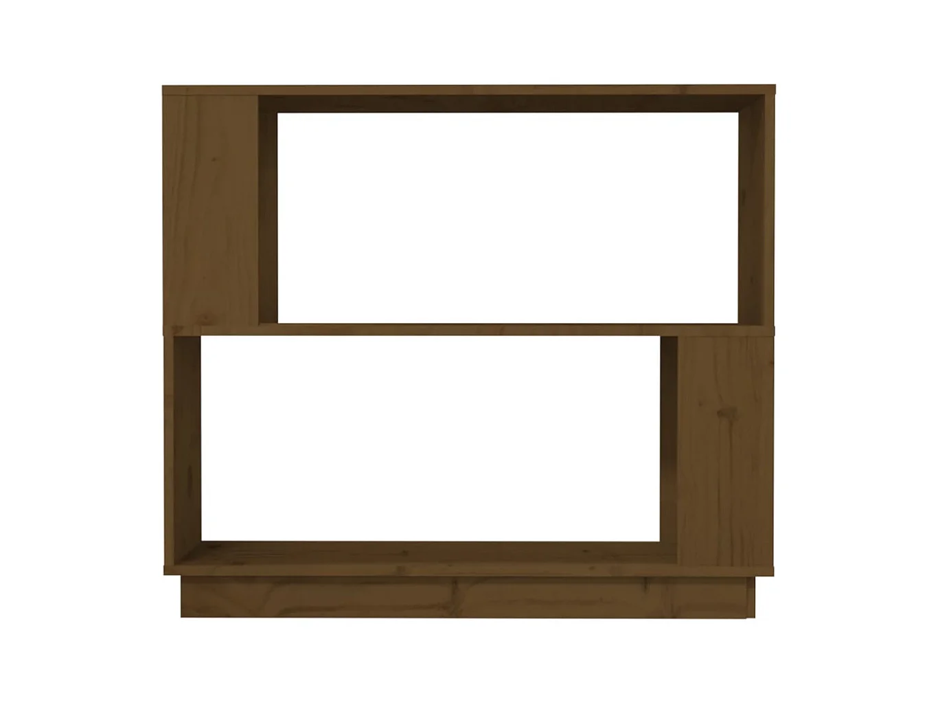 Bibliothèque | Etagère de rangement | Meuble de rangement Marron miel 80x25x70 cm Bois massif