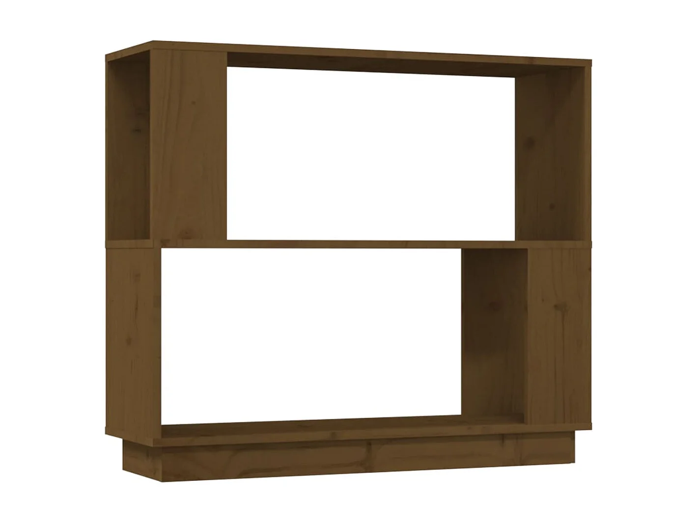 Libreria | Scaffale | Mobile di stoccaggio Divisorio Ambrato 80x25x70 cm Legno Massello di Pino
