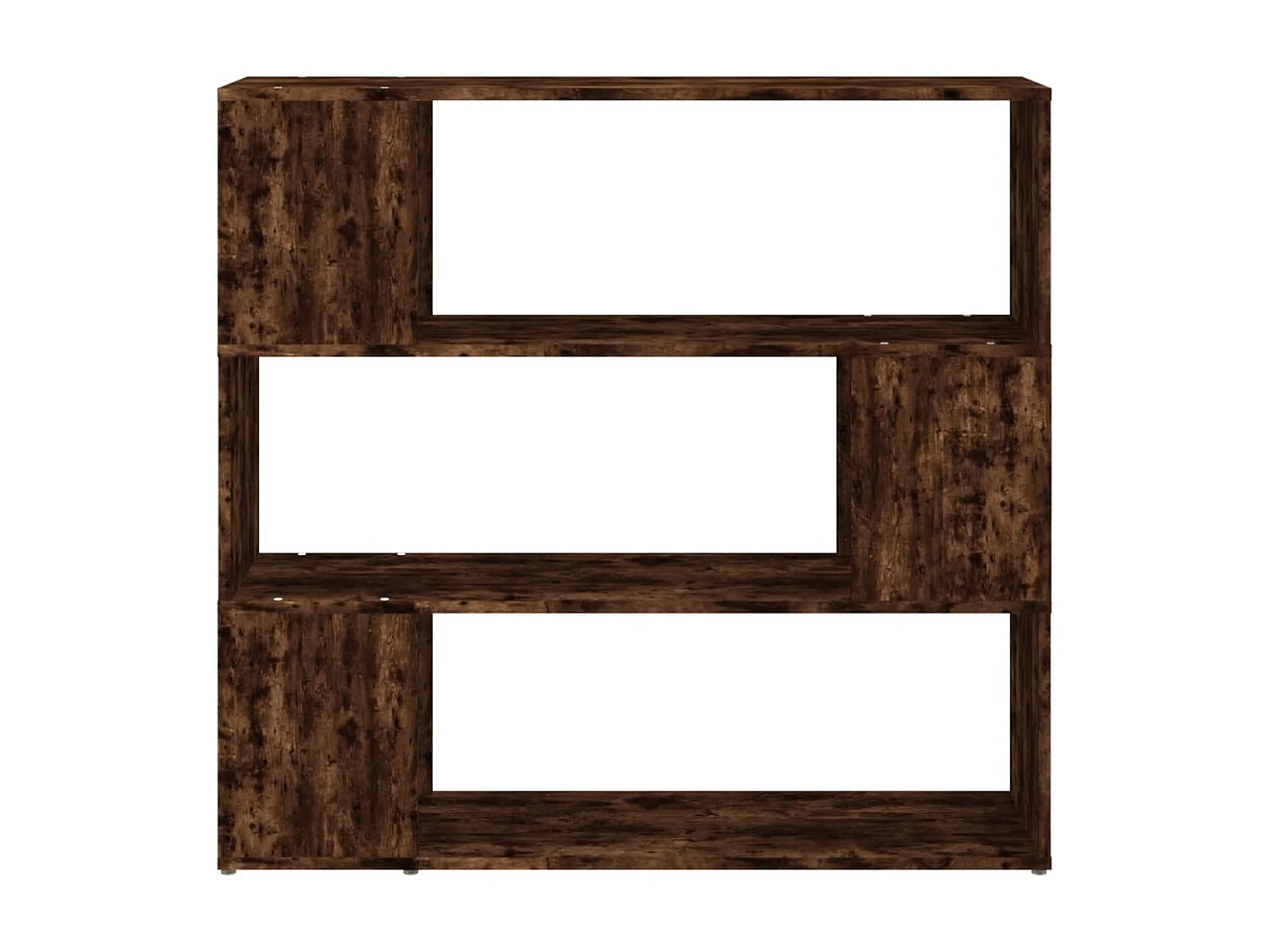 Libreria | Scaffale | Mobile di stoccaggio Divisorio Rovere Fumo 100x24x94 cm