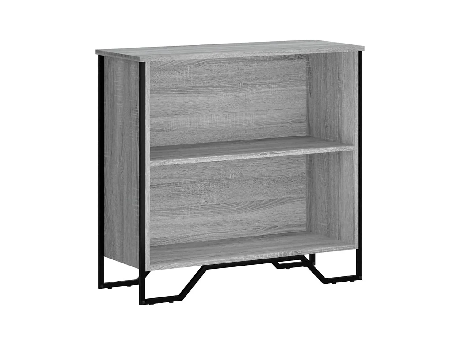 Bibliothèque | Etagère de rangement | Meuble de rangement sonoma gris 80x31x74,5 cm bois d'ingénierie