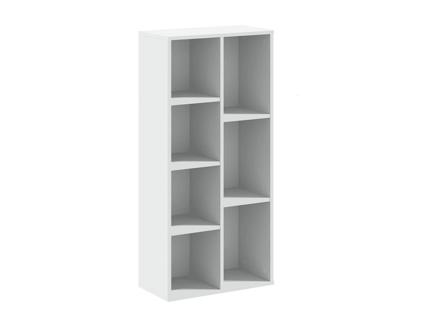 Bibliothèque | Etagère de rangement | Meuble de rangement blanc 50x25x105 cm bois d'ingénierie