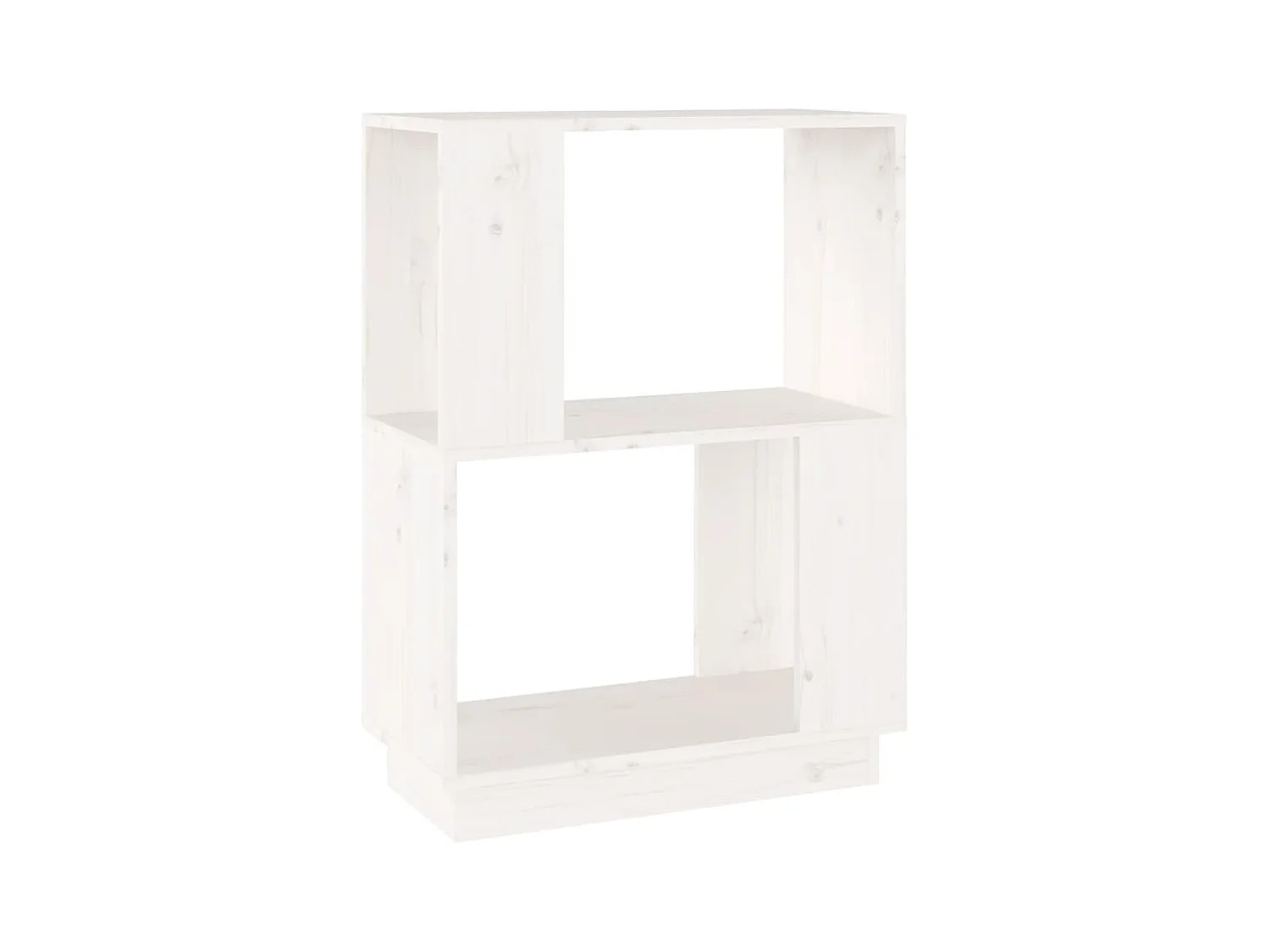 Bibliothèque | Etagère de rangement | Meuble de rangement Blanc 51x25x70 cm Pin solide