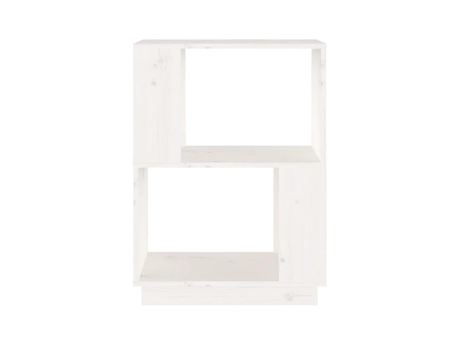 Bibliothèque | Etagère de rangement | Meuble de rangement Blanc 51x25x70 cm Pin solide