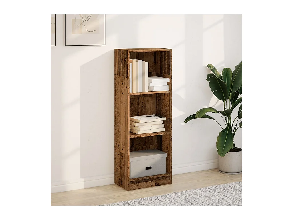 Bibliothèque | Etagère de rangement | Meuble de rangement vieux bois 40x24x109 cm bois d'ingénierie