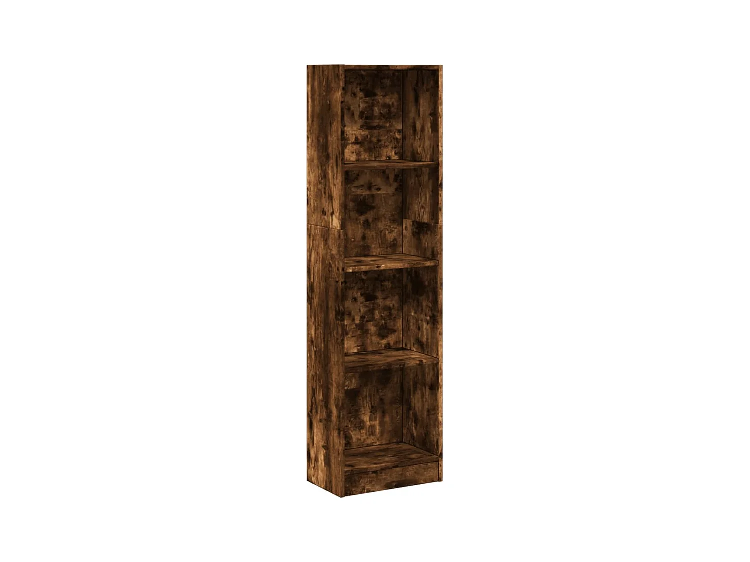 Bibliothèque | Etagère de rangement | Meuble de rangement chêne fumé 40x24x176 cm bois d'ingénierie