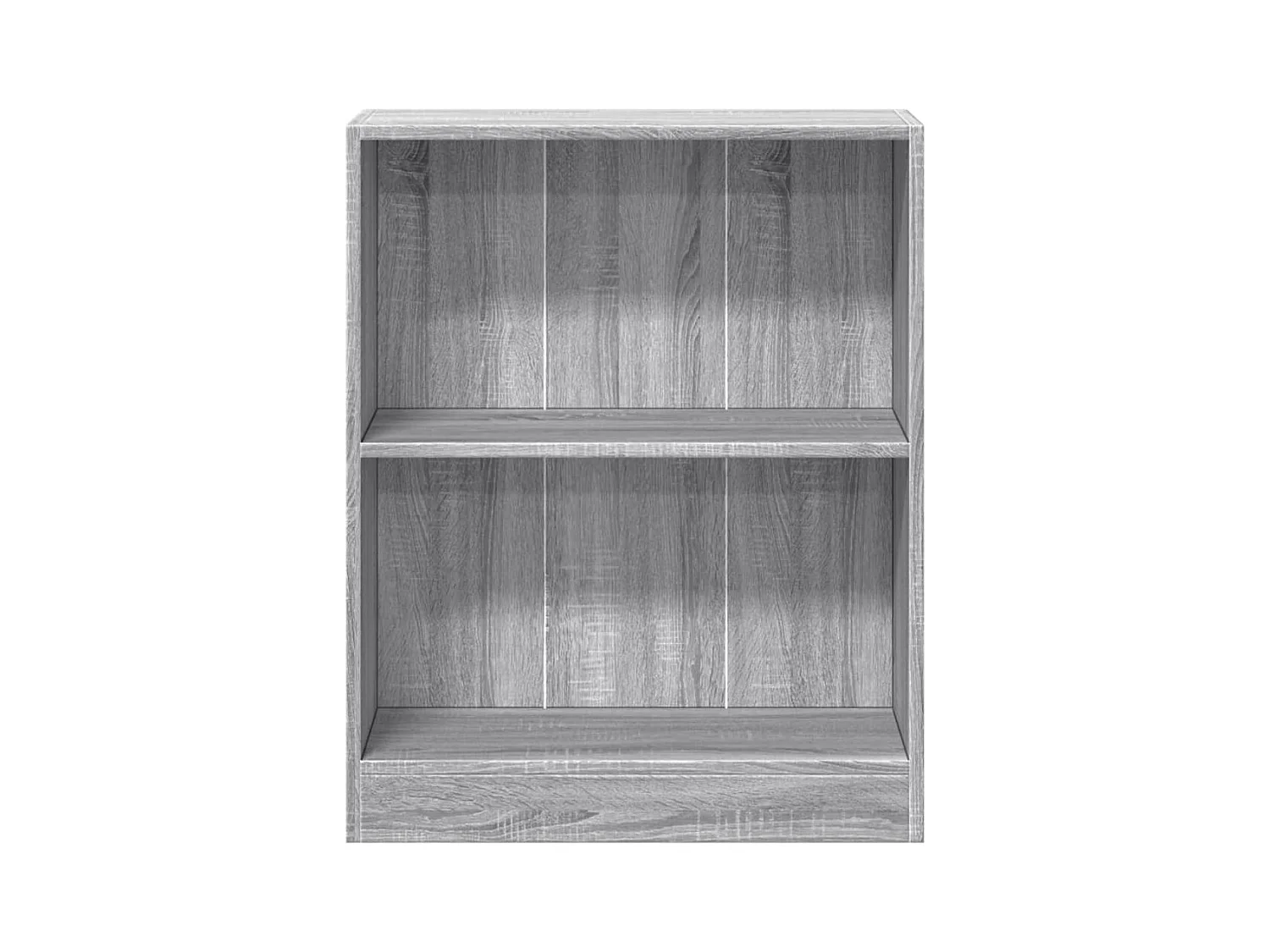 Bibliothèque | Etagère de rangement | Meuble de rangement Sonoma gris 60x24x76 cm Bois d'ingénierie