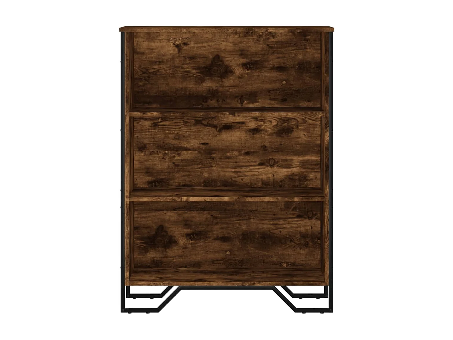 Bibliothèque | Etagère de rangement | Meuble de rangement chêne fumé 80x31x106 cm bois d'ingénierie