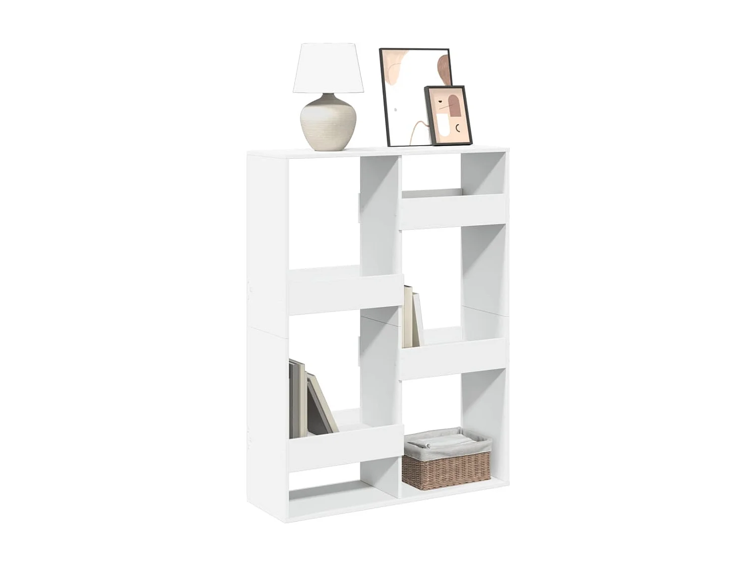 Bibliothèque | Etagère de rangement | Meuble de rangement blanc 100x33x135 cm bois d'ingénierie