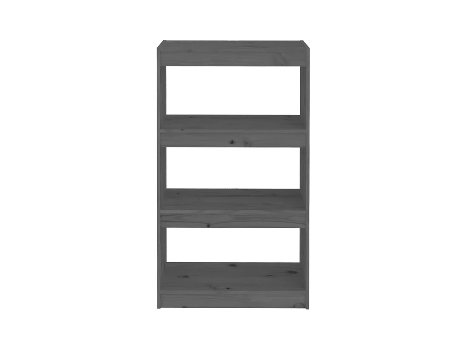 Bibliothèque | Etagère de rangement | Meuble de rangement Gris 60x30x103,5 cm Pin massif