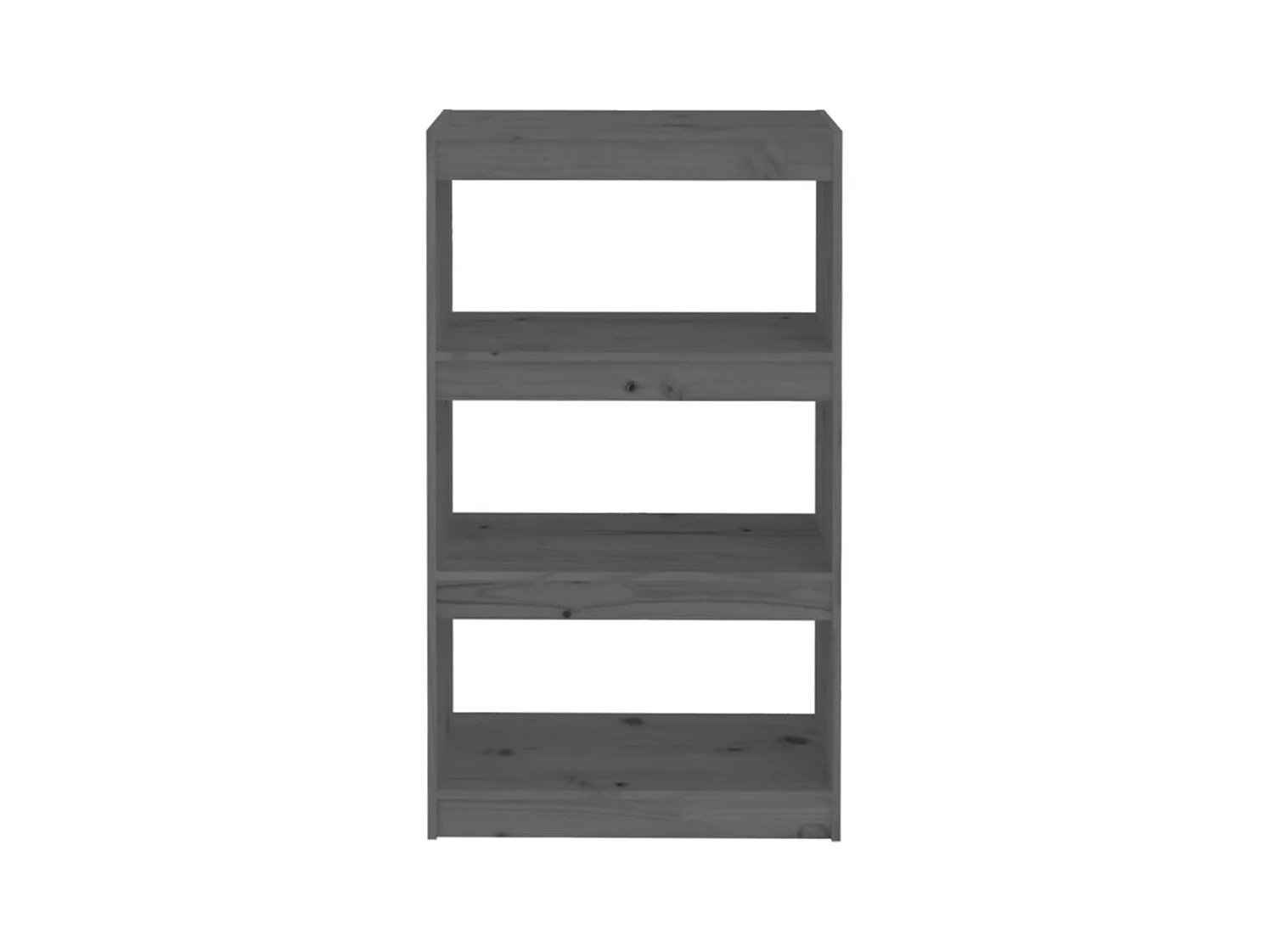 Bibliothèque | Etagère de rangement | Meuble de rangement Gris 60x30x103,5 cm Pin massif