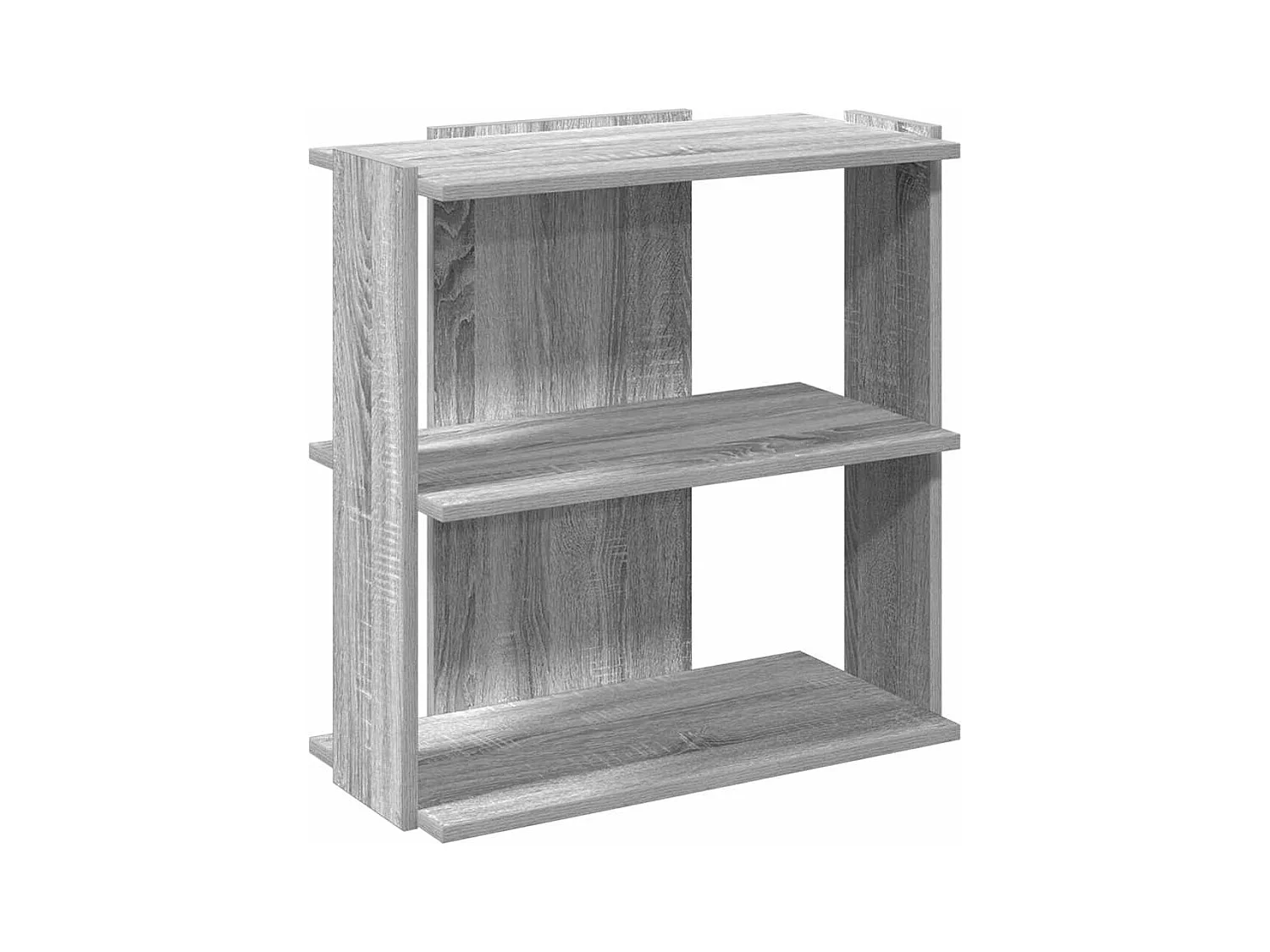 Bibliothèque | Etagère de rangement | Meuble de rangement 3 niveaux sonoma gris 60x30x60cm bois d'ingénierie