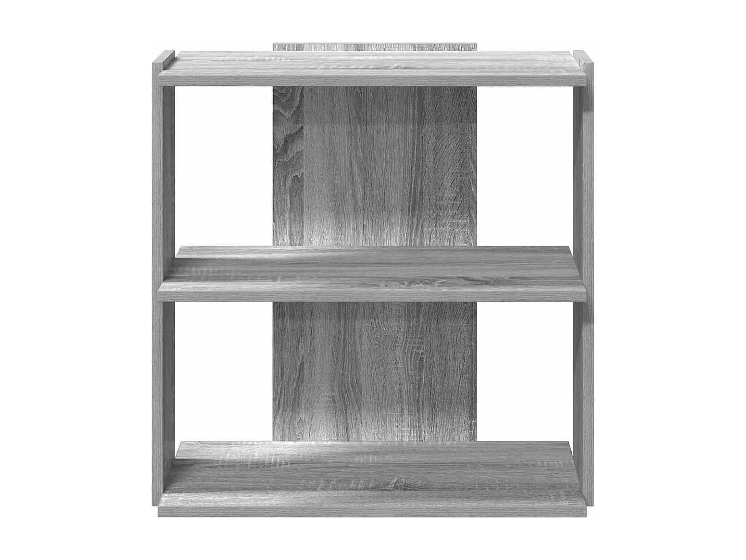 Bibliothèque | Etagère de rangement | Meuble de rangement 3 niveaux sonoma gris 60x30x60cm bois d'ingénierie