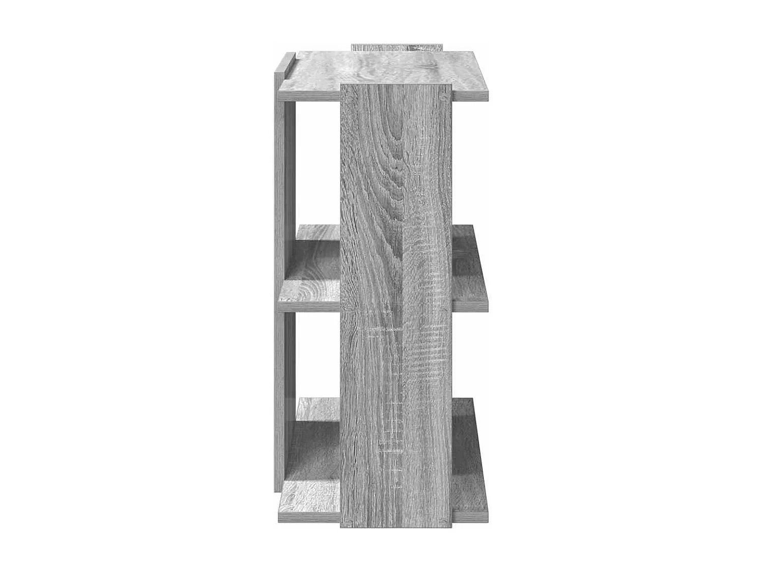 Bibliothèque | Etagère de rangement | Meuble de rangement 3 niveaux sonoma gris 60x30x60cm bois d'ingénierie