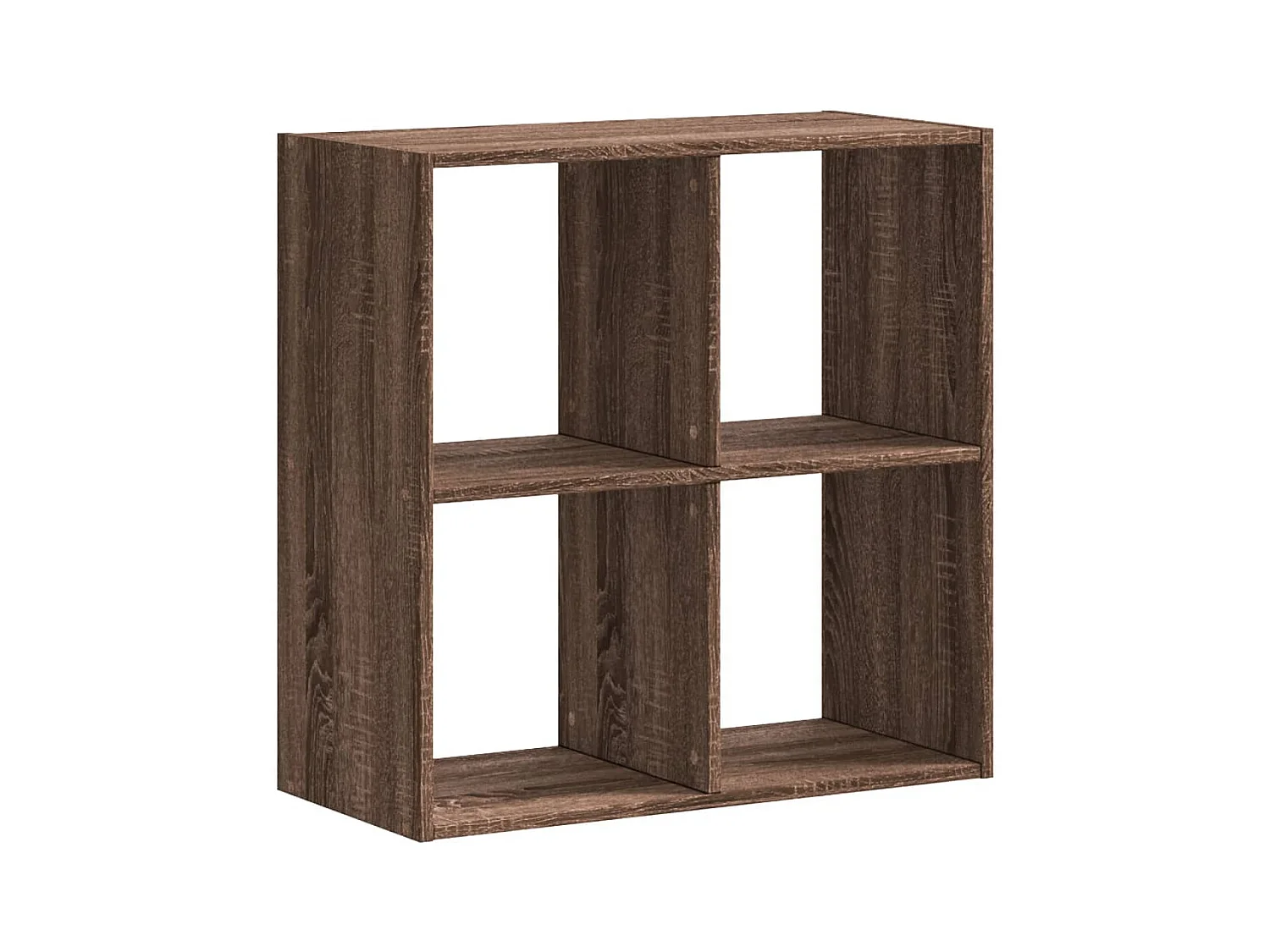 Bibliothèque | Etagère de rangement | Meuble de rangement chêne marron 68,5x32x68,5 cm bois d'ingénierie
