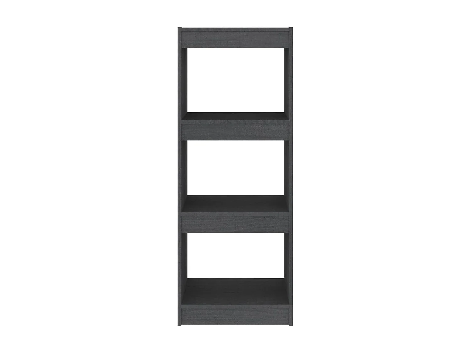 Bibliothèque | Etagère de rangement | Meuble de rangement Gris 40x30x103,5 cm Pin massif