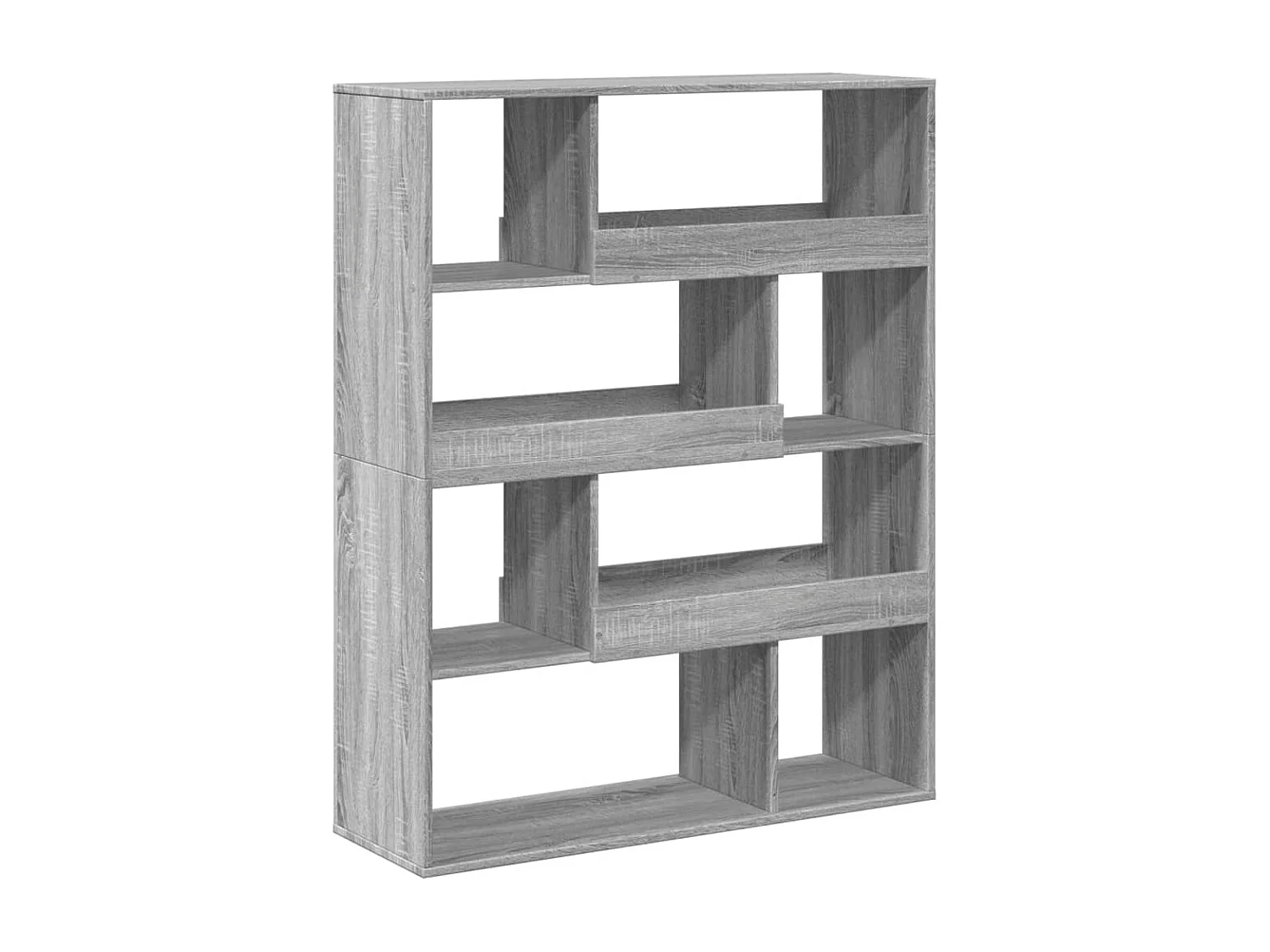 Bibliothèque | Etagère de rangement | Meuble de rangement sonoma gris 100x33x125,5 cm bois d'ingénierie