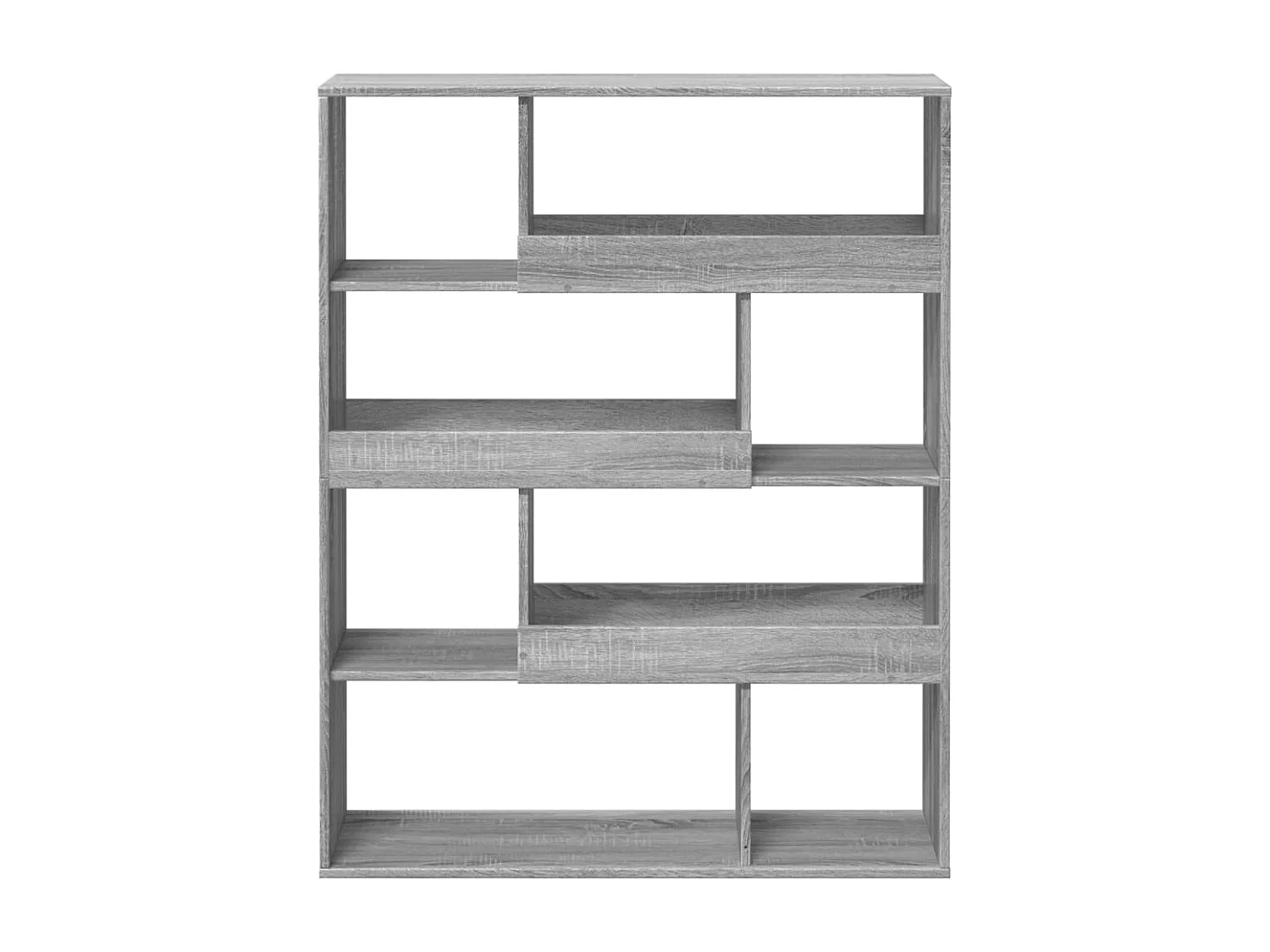Bibliothèque | Etagère de rangement | Meuble de rangement sonoma gris 100x33x125,5 cm bois d'ingénierie