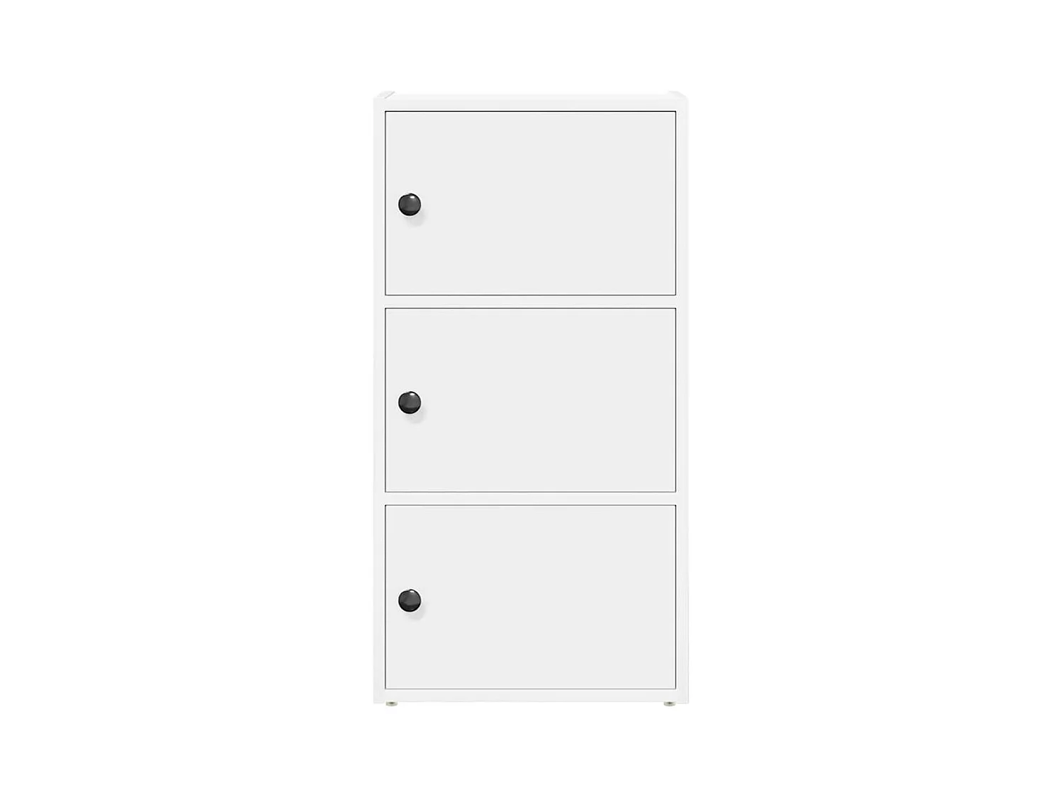 Bibliothèque | Etagère de rangement | Meuble de rangement blanc 40x24x77 cm bois d'ingénierie