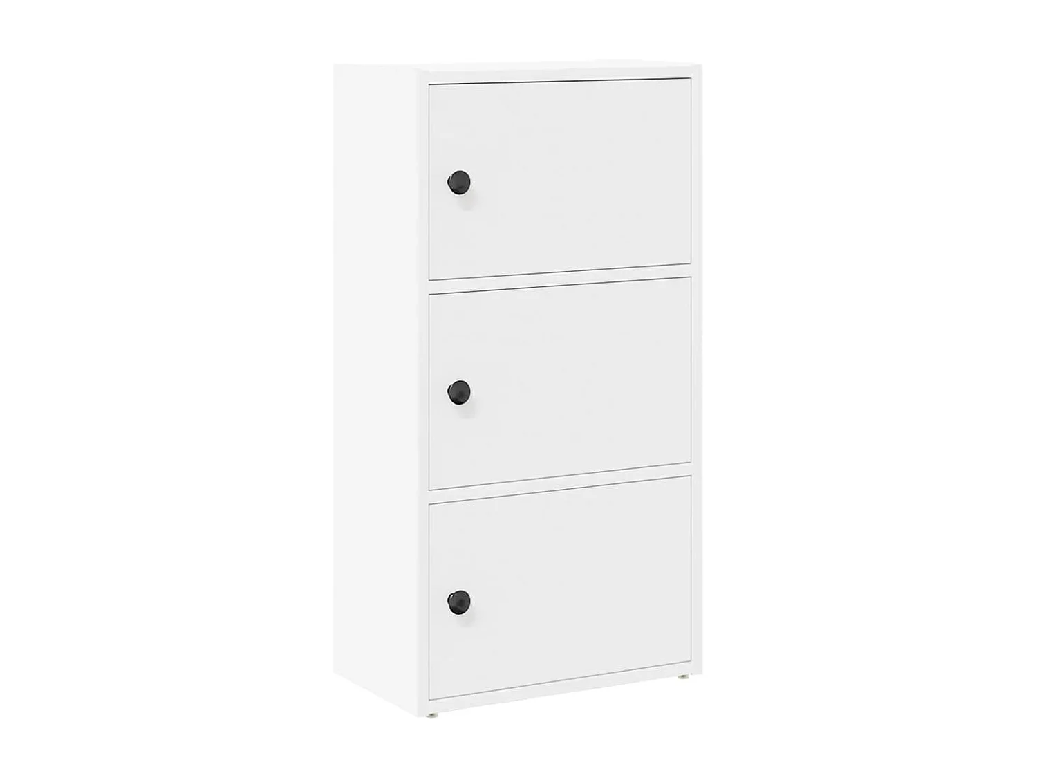 Bibliothèque | Etagère de rangement | Meuble de rangement blanc 40x24x77 cm bois d'ingénierie