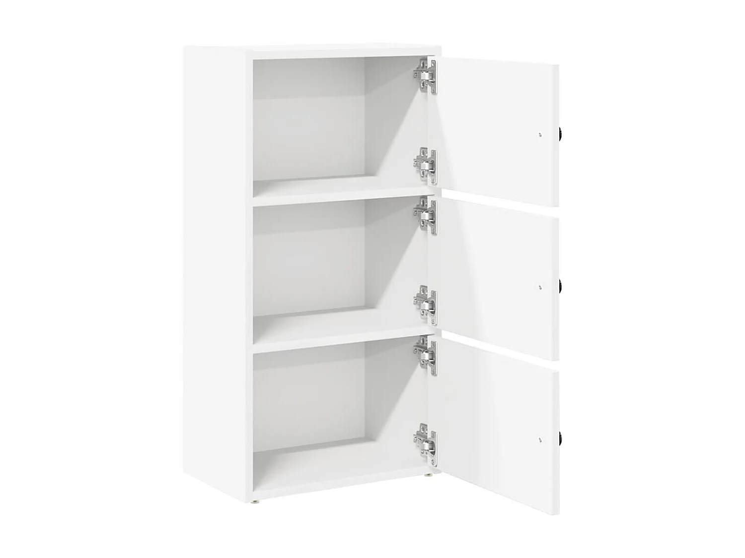 Bibliothèque | Etagère de rangement | Meuble de rangement blanc 40x24x77 cm bois d'ingénierie