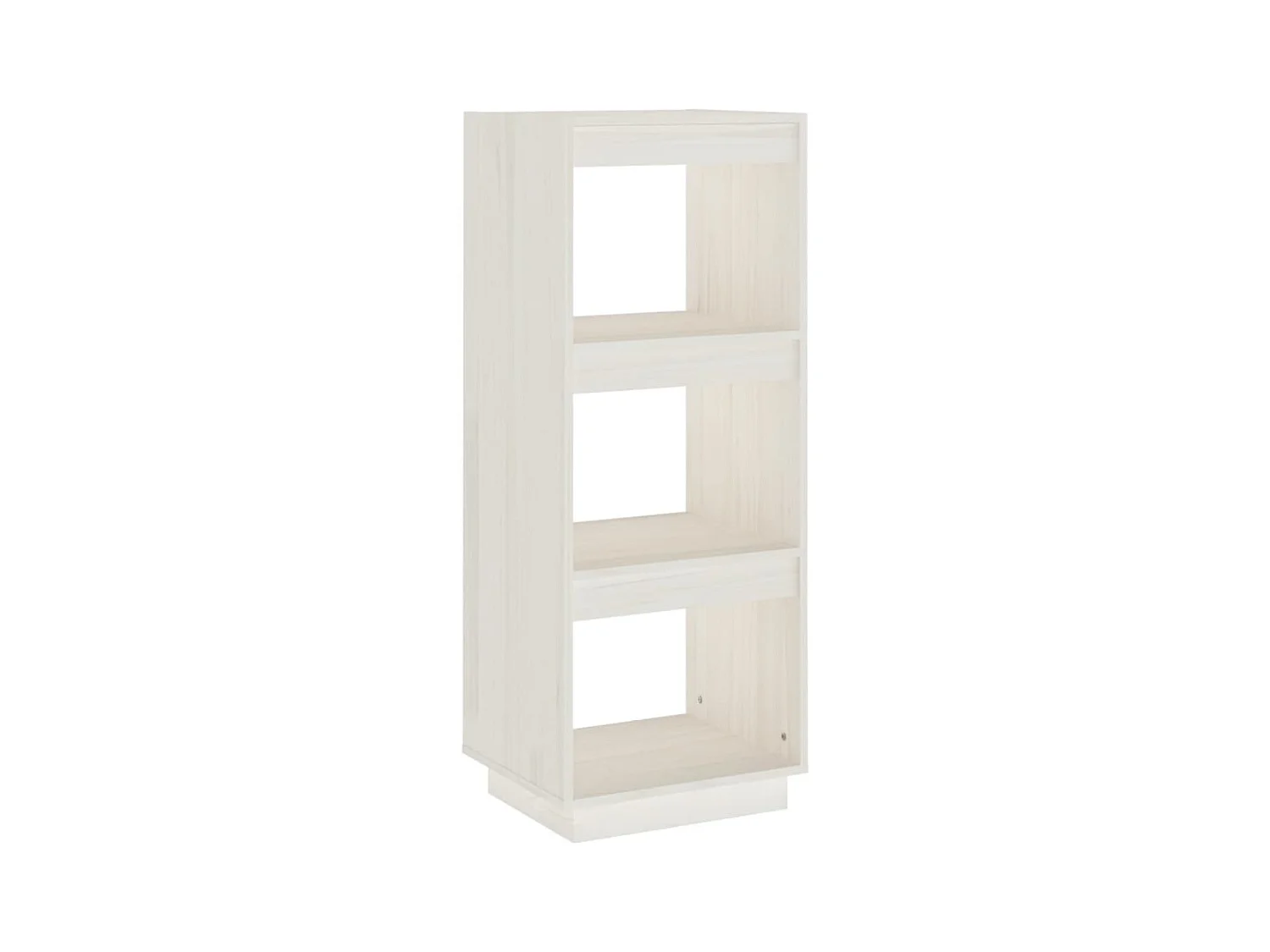 Libreria | Scaffale | Mobile di stoccaggio Divisorio Bianco 40x35x103cm in Legno Massello di Pino