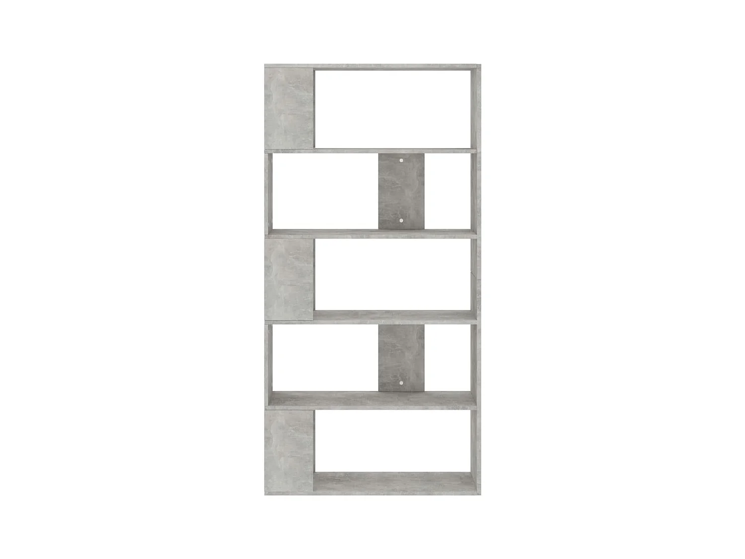 Bibliothèque | Etagère de rangement | Meuble de rangement Gris béton Bois d’ingénierie