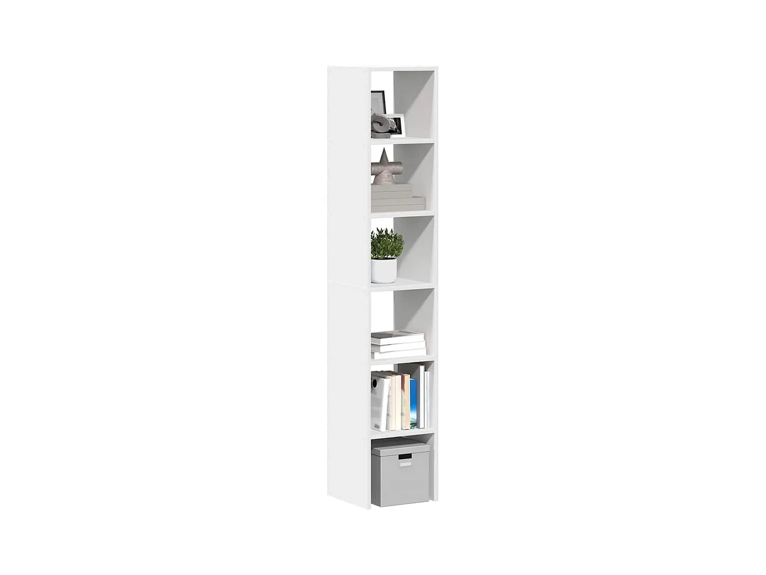 Bibliothèques | Etagère de rangement | Meuble de rangement 2 pcs empilable blanc 30x30x80 cm bois ingénierie