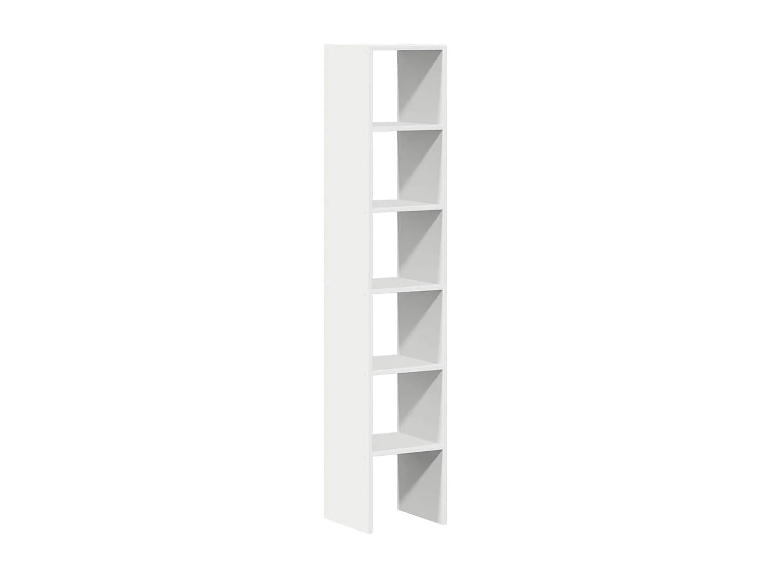 Bibliothèques | Etagère de rangement | Meuble de rangement 2 pcs empilable blanc 30x30x80 cm bois ingénierie