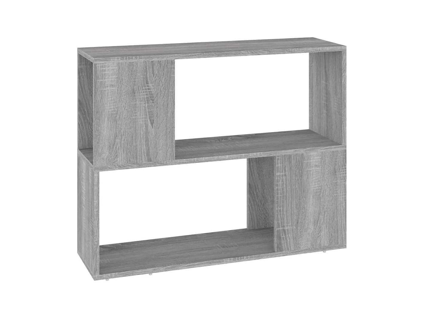 Bibliothèque | Etagère de rangement | Meuble de rangement Sonoma gris 80x24x63 cm