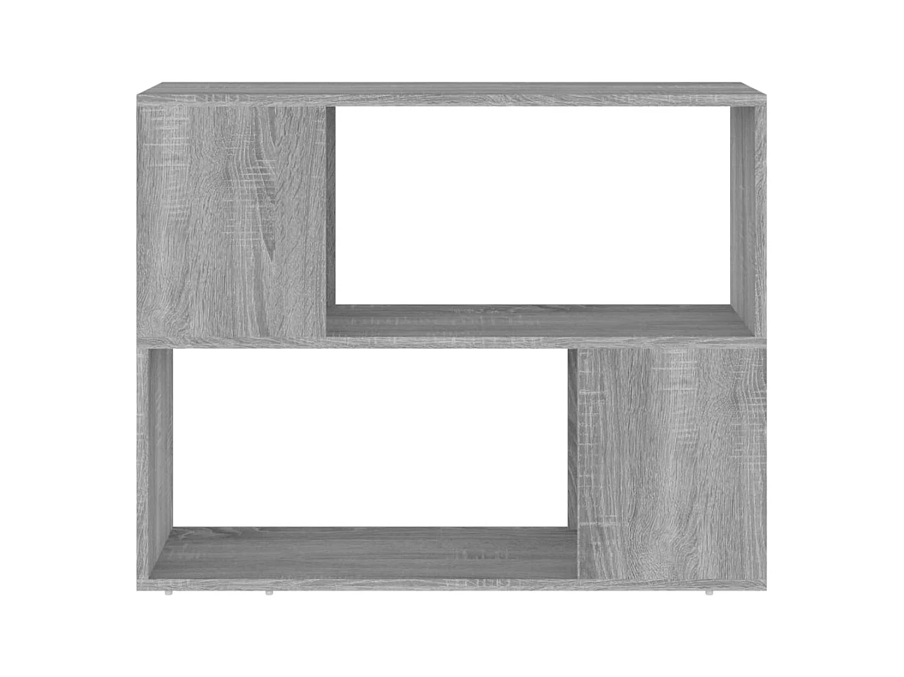 Bibliothèque | Etagère de rangement | Meuble de rangement Sonoma gris 80x24x63 cm