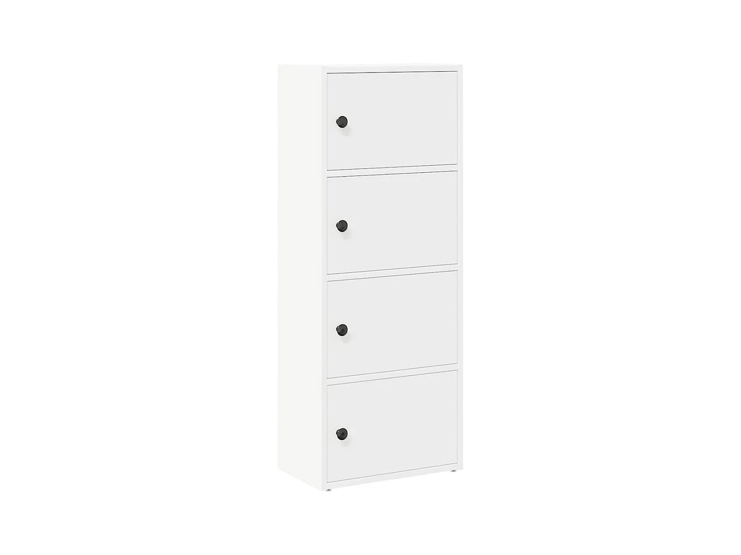 Libreria | Scaffale | Mobile di stoccaggio Bianca 40x24x102 cm in Legno Multistrato