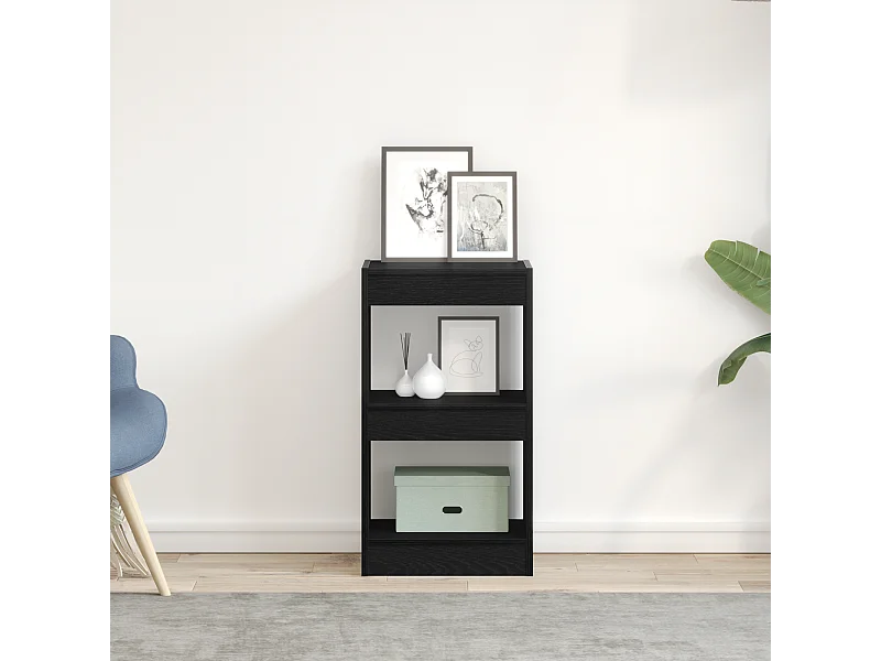Bibliothèque | Etagère de rangement | Meuble de rangement Chêne noir 40x30x71,5 cm