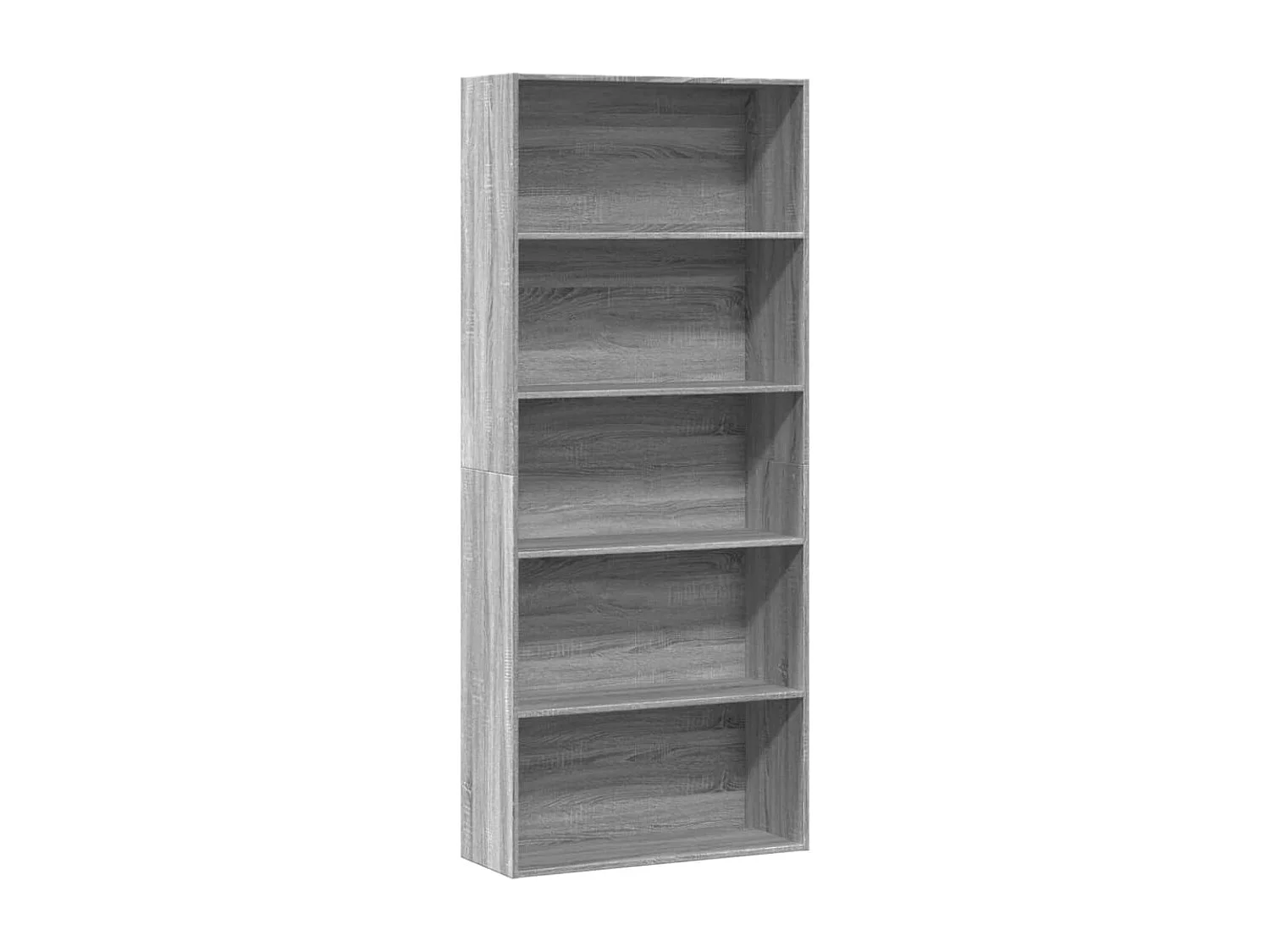 Libreria | Scaffale | Mobile di stoccaggio Grigio Sonoma 80x30x189 cm in Legno Multistrato