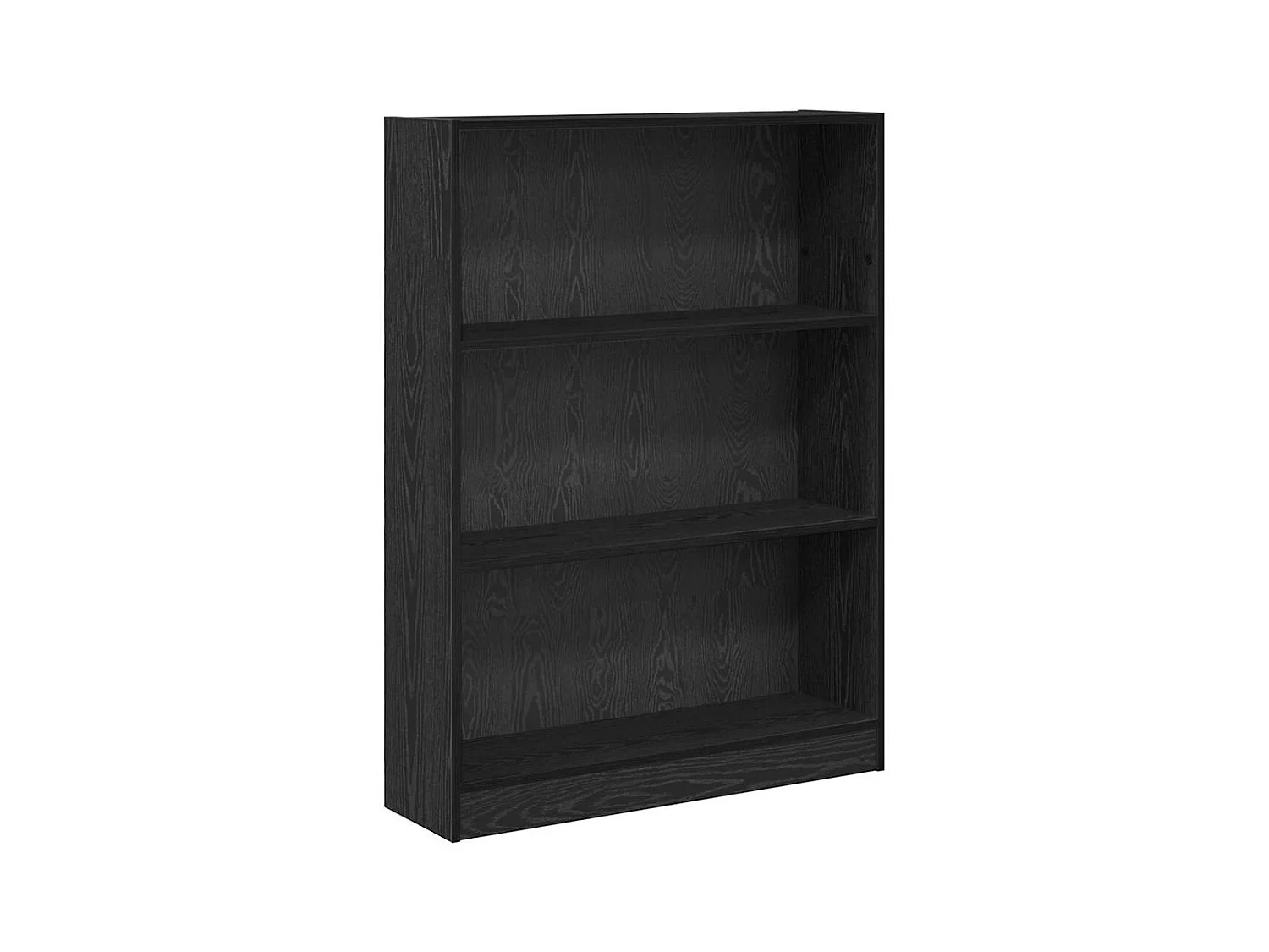 Bibliothèque | Etagère de rangement | Meuble de rangement Chêne noir 80 x 24 x 109 cm Panneau de particules