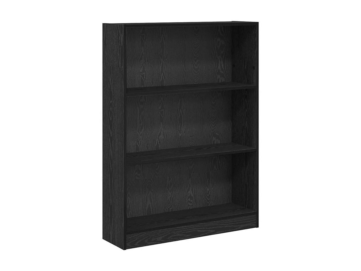 Bibliothèque | Etagère de rangement | Meuble de rangement Chêne noir 80 x 24 x 109 cm Panneau de particules