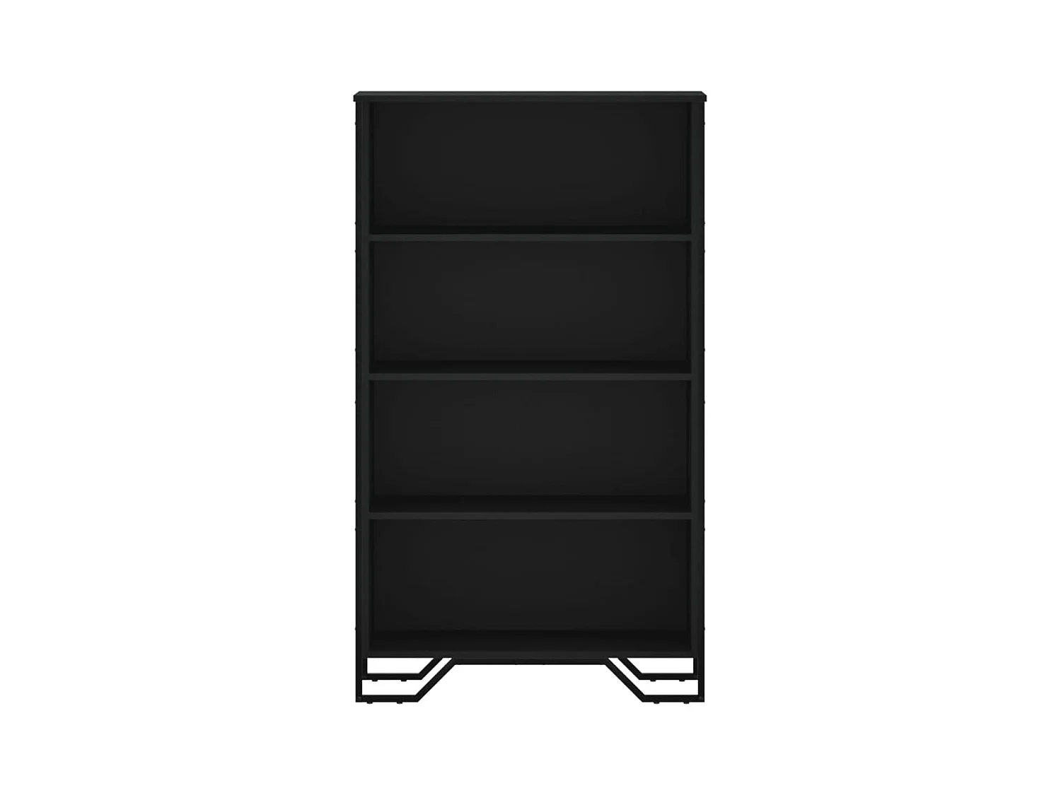 Bibliothèque | Etagère de rangement | Meuble de rangement noir 80x31x137,5 cm bois d'ingénierie