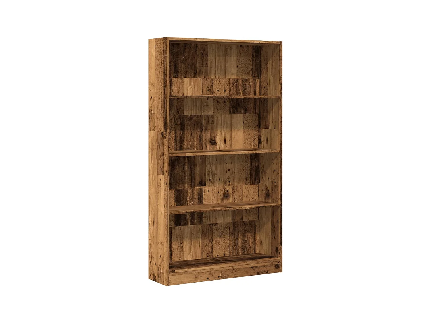Bibliothèque | Etagère de rangement | Meuble de rangement vieux bois 80x24x143 cm bois d'ingénierie