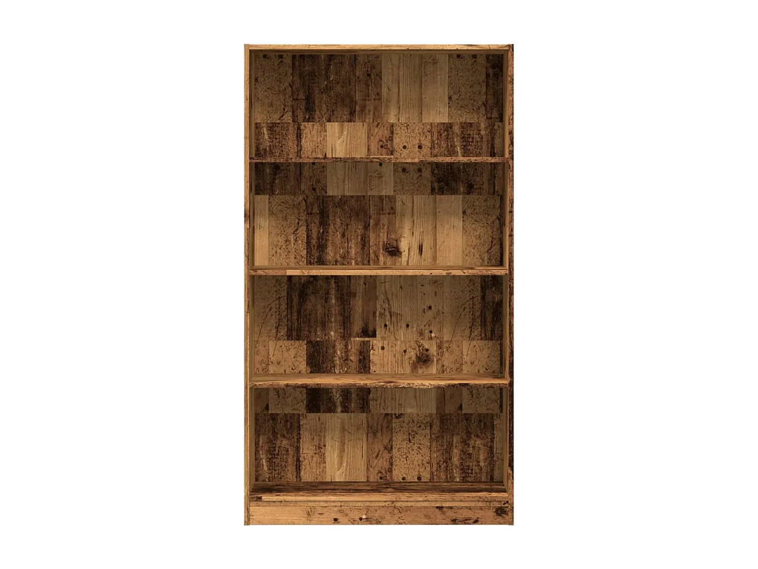 Libreria | Scaffale | Mobile di stoccaggio Legno Antico 80x24x143 cm in Legno Multistrato