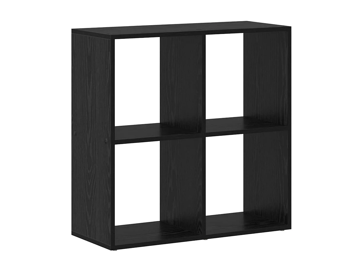 Bibliothèque | Etagère de rangement | Meuble de rangement Chêne noir 69.5 x 29 x 69.5 cm Bois d'ingénierie