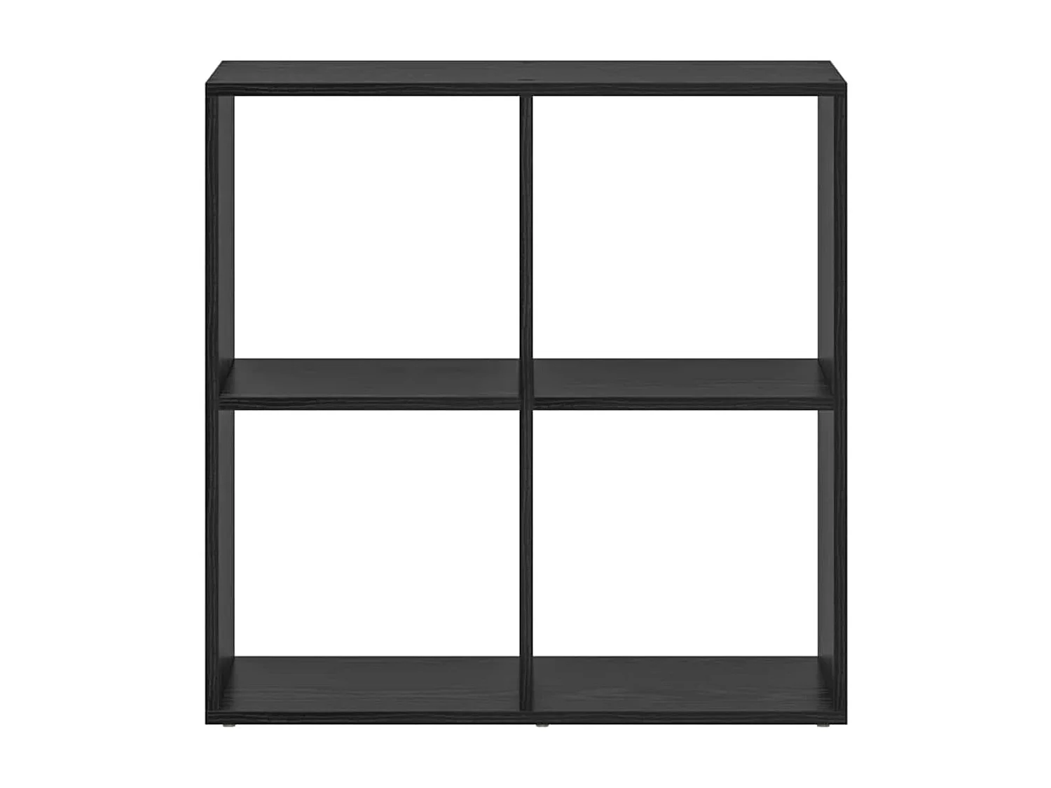 Bibliothèque | Etagère de rangement | Meuble de rangement Chêne noir 69.5 x 29 x 69.5 cm Bois d'ingénierie