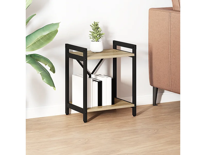 Libreria | Scaffale | Mobile di stoccaggio rovere sonoma 40 x 30 x 48.5 cm Legno multistrato