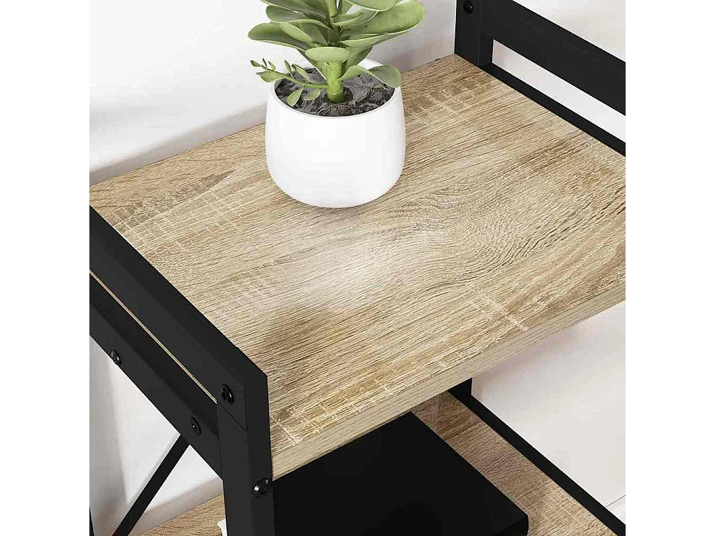 Libreria | Scaffale | Mobile di stoccaggio rovere sonoma 40 x 30 x 48.5 cm Legno multistrato