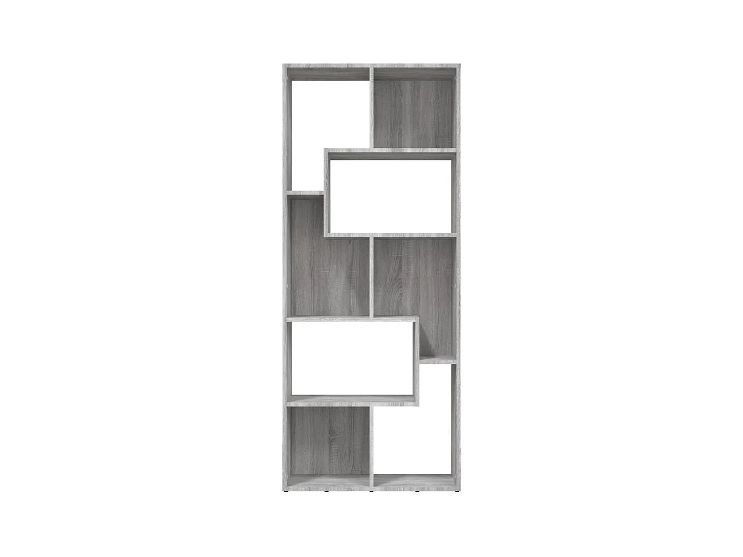 Bibliothèque | Etagère de rangement | Meuble de rangement Sonoma gris 67x24x161 cm Bois d'ingénierie